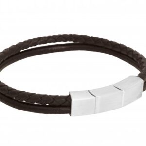 BY BILLGREN - Armband Leon 19,5/21 Brun