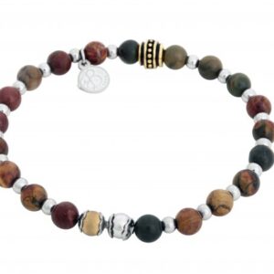 BY BILLGREN - Armband Bonny  21cm Rödbrun