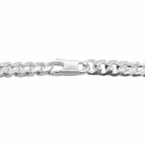 Alternative view of CW - HALSBAND PANSAR OVAL SILVER / 6,4MM