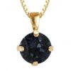 CAROLINE SVEDBOM - CLASSIC PETITE NECKLACE GOLD GRAPHITE