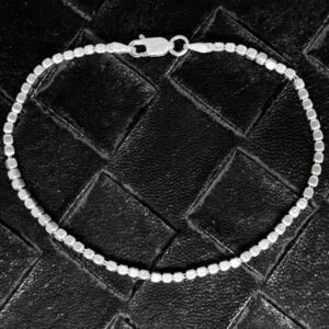 CW - ARMBAND KULKEDJA SQUARE SILVER / 2,1mm