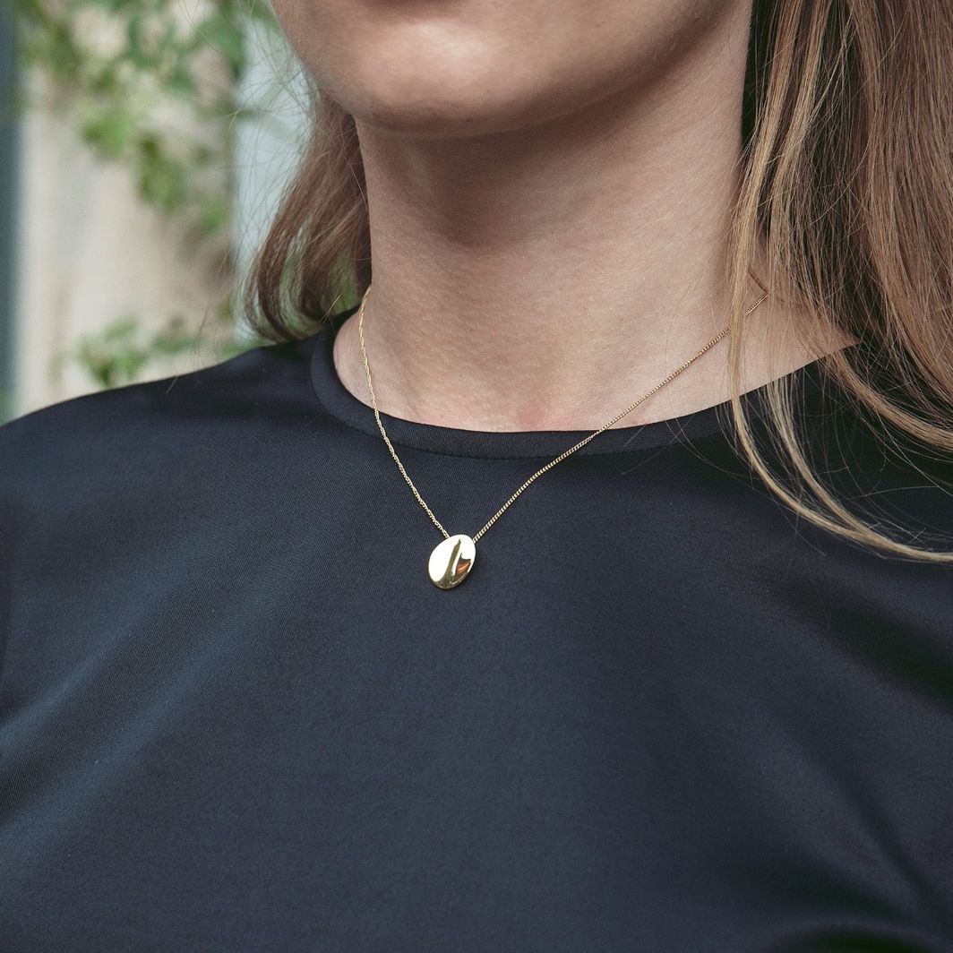 EDBLAD - Pebble Mini Necklace Gold - Bild 2