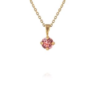 CAROLINE SVEDBOM - GIRLS NECKLACE GOLD LIGHT ROSE