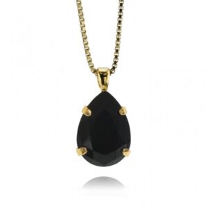 CAROLINE SVEDBOM - MINI DROP NECKLACE / JET