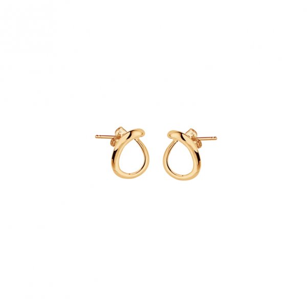 DRAKENBERG SJÖLIN - Ocean drop studs gold