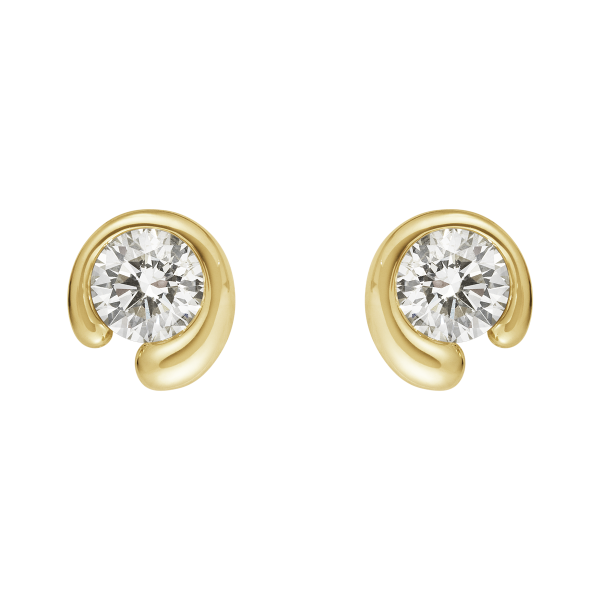 GEORG JENSEN - MERCY EARRING 1636E YG DIAMOND 0.40 CT