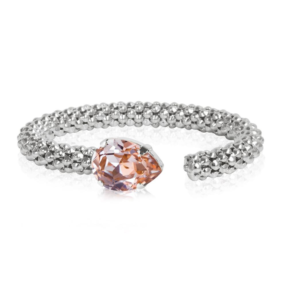 CAROLINE SVEDBOM - CLASSIC ROPE BRACELET RHODIUM VINTAGE ROSE