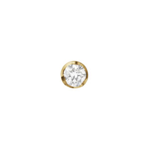 GEORG JENSEN - GJ SIGNATURE EARSTUD 1652B YG DIAMOND 0.10 CT