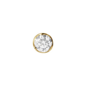 GEORG JENSEN - GJ SIGNATURE EARSTUD 1652C YG DIAMOND 0.20 CT