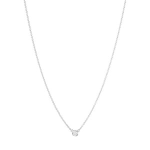 GEORG JENSEN - GJ SIGNATURE SOLITAIRE PENDANT 1652A WG DIAMOND 0.05 CT
