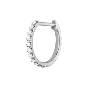 GEORG JENSEN - GJ SIGNATURE EARHOOP 1652E WG DIAMOND 0.10 CT