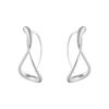 GEORG JENSEN - MERCY LARGE EARHOOP 634K SILVER