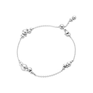 GEORG JENSEN - GRAPE CHAIN BRACELET 3 CLOUDS 551M SILVER 18 CM