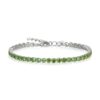 CAROLINE SVEDBOM - ZARA BRACELET RHODIUM PERIDOT