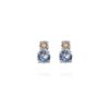 CAROLINE SVEDBOM - LEAH EARRINGS RHODIUM BLUE COMBO