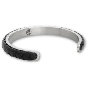 BY BILLGREN - Armband Stuart Svart/stål