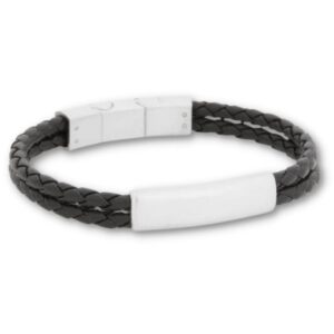 BY BILLGREN - Armband Luis Svart/stål