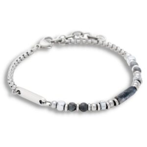 BY BILLGREN - Armband Stål/grå