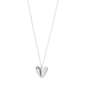 GEORG JENSEN - FOLDED HEART PENDANT 656A SI