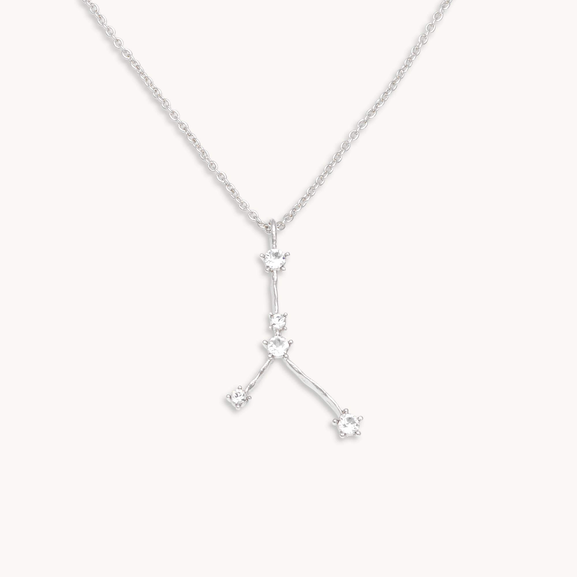 LILY AND ROSE - Cancer star sign - Crystal (Silver)