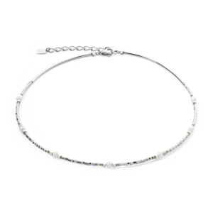 COEUR DE LION - Collier White-Silver 112710-1417