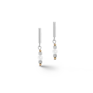 COEUR DE LION - Studs White-Silver 112721-1417