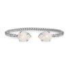 CAROLINE SVEDBOM - MINI DROP BRACELET RHODIUM ELECTRIC WHITE