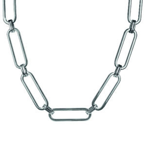 astrid & agnes - CHANIA Big Short Halsband Stål