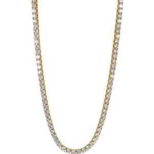 astrid & agnes - GLIMRA 41cm Halsband Guld/Vit
