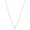 astrid & agnes - PALMA Single Short Halsband Stål