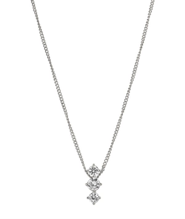 astrid & agnes - IDA Tripple Necklace Steel