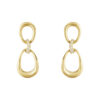 GEORG JENSEN - OFFSPRING 2 LOOPS EARRING 1433B YG DIAMOND 0.05 CT