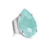 CAROLINE SVEDBOM - PERFECT DROP RING RHODIUM SOFT MINT