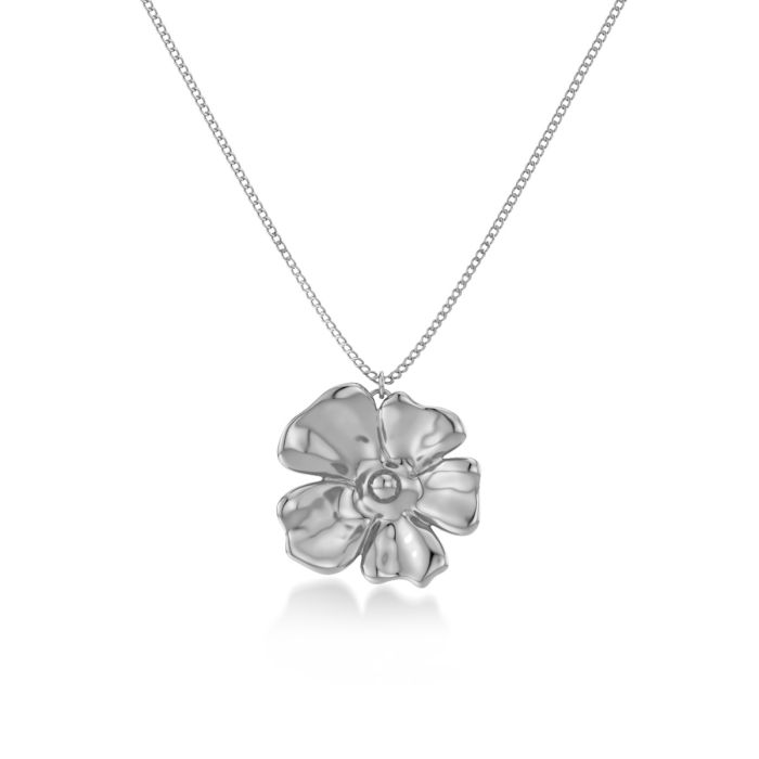 EDBLAD - Floral Necklace L Steel