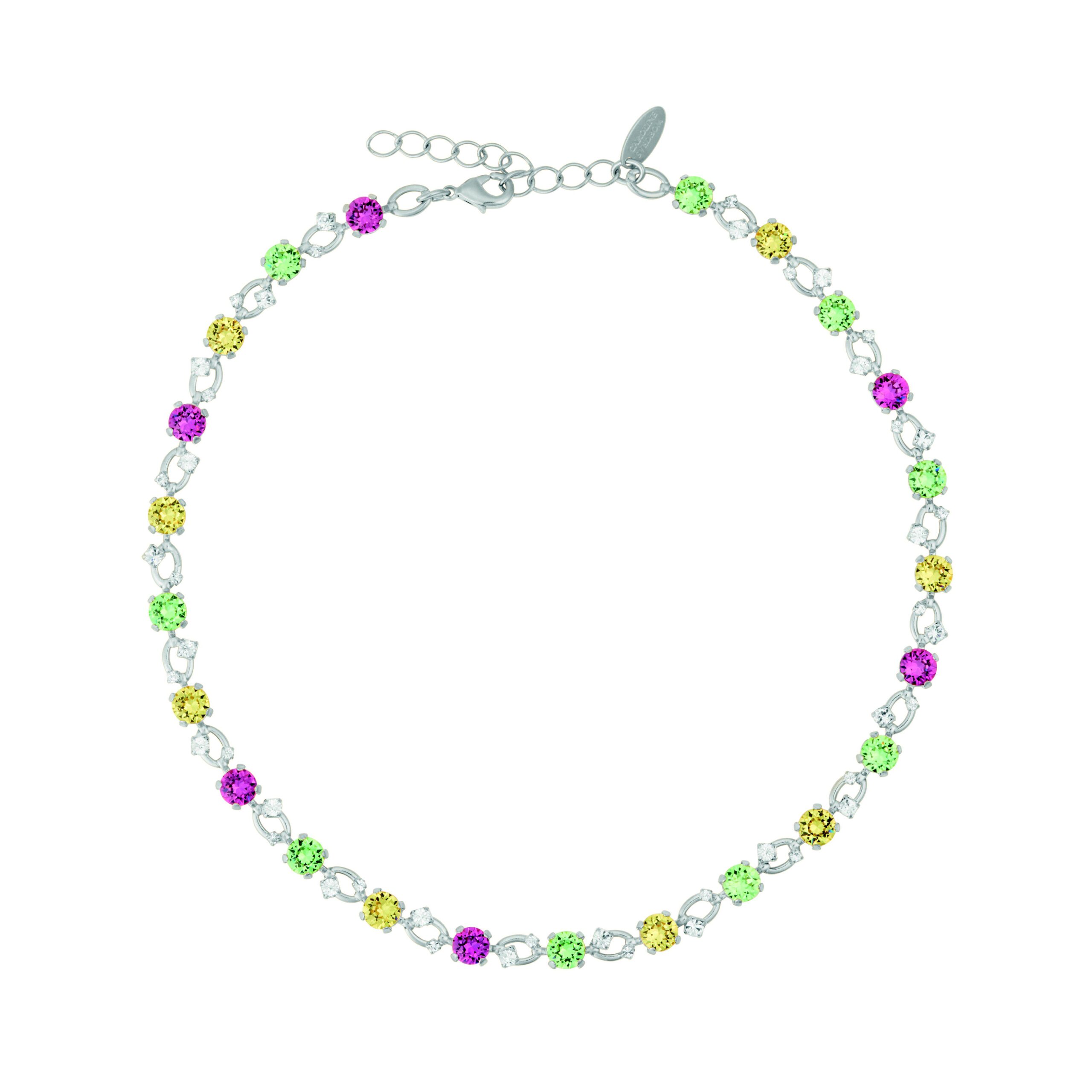 CAROLINE SVEDBOM - FAY NECKLACE RHODIUM AUTUMN BLOOM COMBO