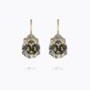 CAROLINE SVEDBOM - MINI DROP CLASP EARRINGS GOLD BLACK DIAMOND