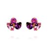 CAROLINE SVEDBOM - ANA EARRINGS GOLD DARK ROSE COMBO