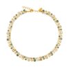 CAROLINE SVEDBOM - MINI POMONA NECKLACE GOLD BLACK GOLDEN COMBO