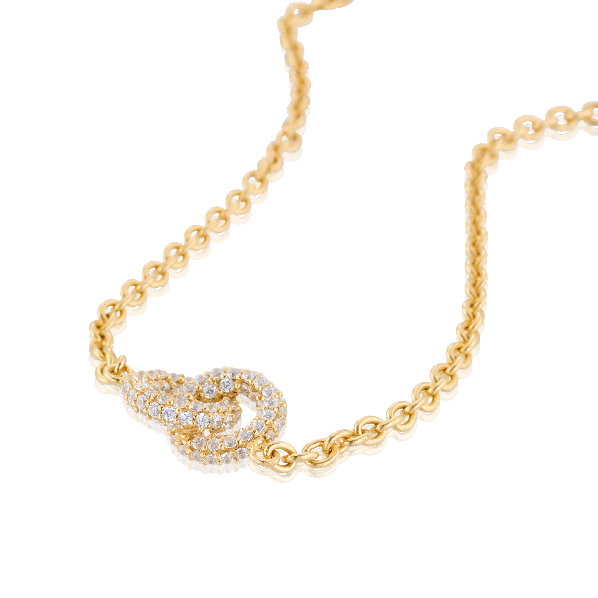 CAROLINA GYNNING - The knot sparkling mini halsband - Bild 2