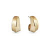 VIDAL & VIDAL - PEND.23MM BRILLO/RAYADO CHAPADO EARRINGS 18KT GOLD PLATED