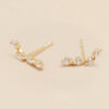 YLVA LI - Signature swirl earrings - Gold