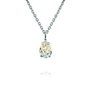 CAROLINE SVEDBOM - AMELIA NECKLACE RHODIUM CRYSTAL