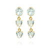 CAROLINE SVEDBOM - LOVE EDIT EARRINGS GOLD CRYSTAL