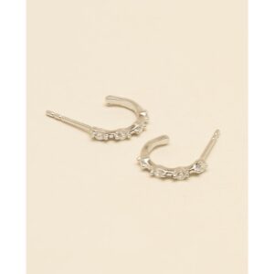 YLVA LI - SIGNATURE HOOPS EARRINGS - SILVER