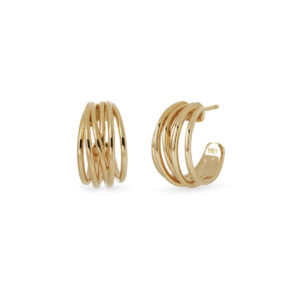 VIDAL & VIDAL - Earrings Siara half moon with strands