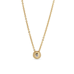VIDAL & VIDAL - Pendant mini fine chain Mesme with zirconia