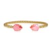 CS - MINI DROP BRACELET GOLD LIGHT CORAL