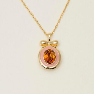LILY & ROSE - Amber necklace Peaches