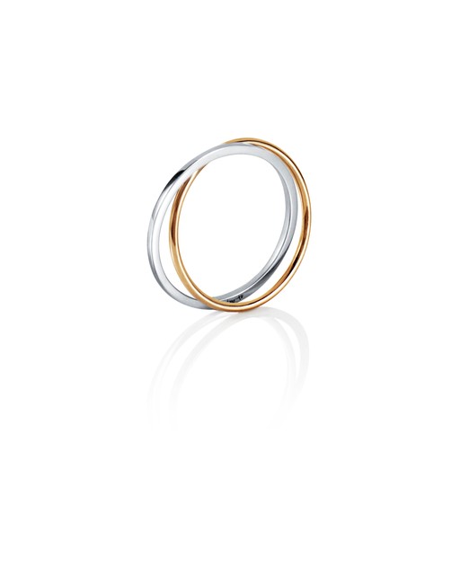 EFVA ATTLING - Twosome Petit Ring SILVER & GULD