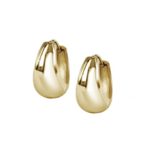 astrid & agnes - ALINA Wide Örhänge Gold